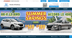 Desktop Screenshot of hondaofdanbury.com